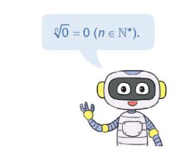 Robot nhắc nhở căn bậc n của 0