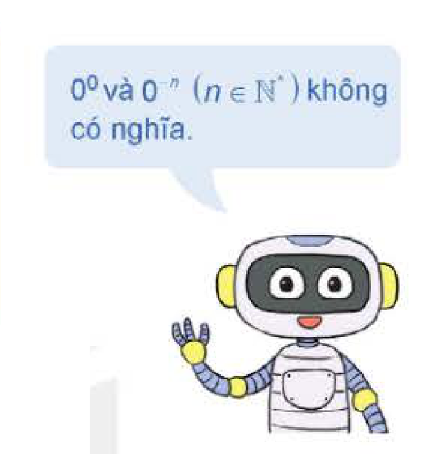 Robot cảnh báo 0^0 không có nghĩa